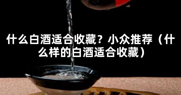 什么白酒适合收藏？小众推荐（什么样的白酒适合收藏）