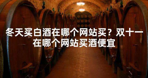 冬天买白酒在哪个网站买？双十一在哪个网站买酒便宜