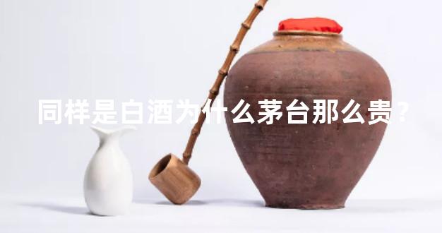 同样是白酒为什么茅台那么贵？