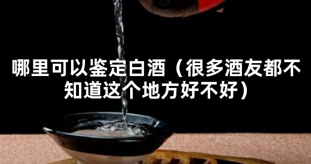 哪里可以鉴定白酒（很多酒友都不知道这个地方好不好）