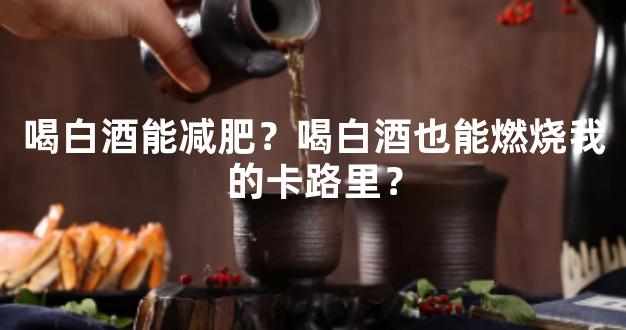 喝白酒能减肥？喝白酒也能燃烧我的卡路里？