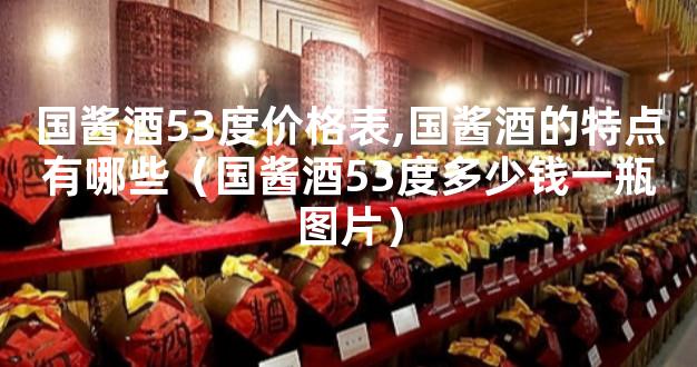 国酱酒53度价格表,国酱酒的特点有哪些（国酱酒53度多少钱一瓶图片）