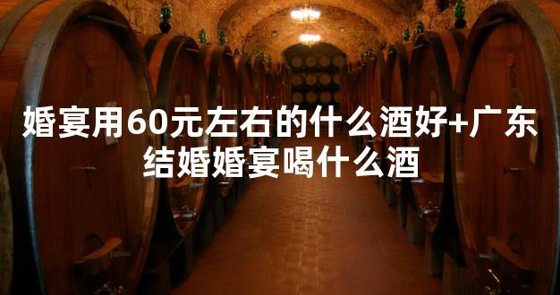 婚宴用60元左右的什么酒好+广东结婚婚宴喝什么酒