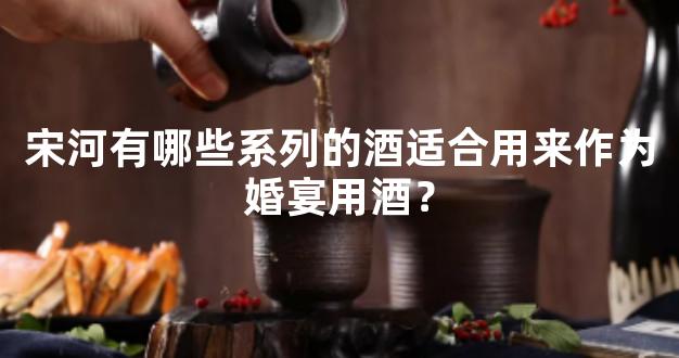 宋河有哪些系列的酒适合用来作为婚宴用酒？