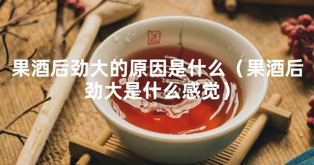 果酒后劲大的原因是什么（果酒后劲大是什么感觉）