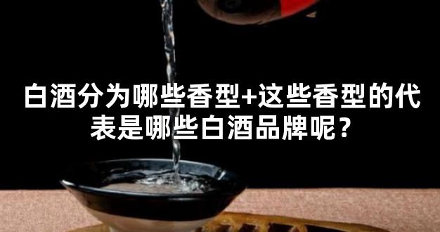 白酒分为哪些香型+这些香型的代表是哪些白酒品牌呢？