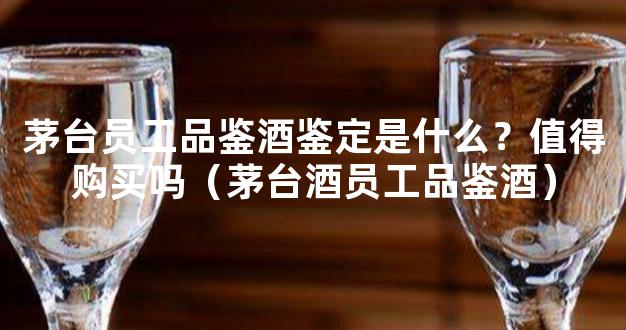 茅台员工品鉴酒鉴定是什么？值得购买吗（茅台酒员工品鉴酒）