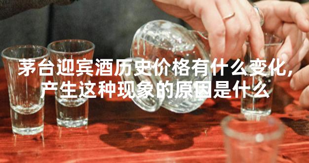 茅台迎宾酒历史价格有什么变化,产生这种现象的原因是什么