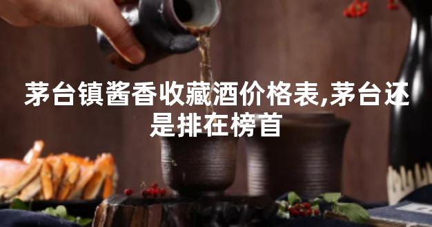 茅台镇酱香收藏酒价格表,茅台还是排在榜首