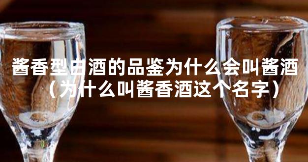 酱香型白酒的品鉴为什么会叫酱酒（为什么叫酱香酒这个名字）