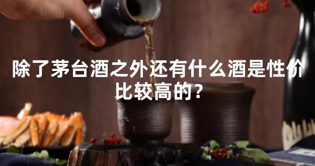 除了茅台酒之外还有什么酒是性价比较高的？