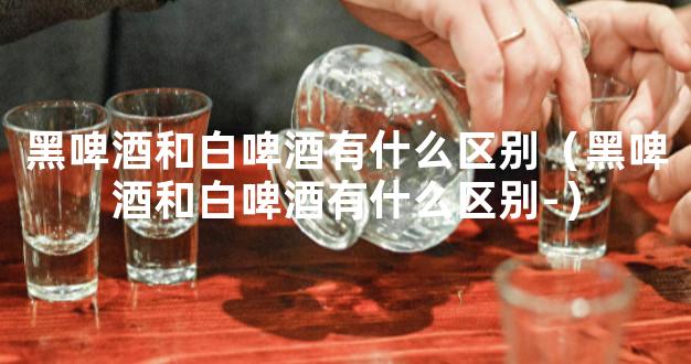 黑啤酒和白啤酒有什么区别（黑啤酒和白啤酒有什么区别-）